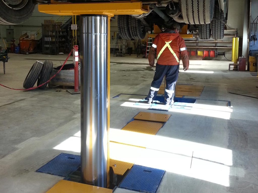 Single Post In Ground Auto Lift
